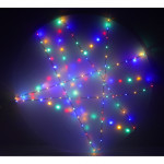 Vianočné svetielka reťaz 100 LED, 10m – viacfarebné