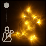 LED vianočná dekorácia – Snehuliak