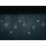 Vianočné svetielka hviezdičky 138 LED, 2,5m – studená biela