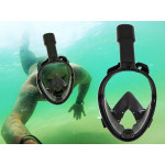 Potápačská maska na šnorchlovanie L/XL - čierna