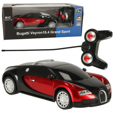 Auto Bugatti Veyron na diaľkové ovládanie 1:24  - červené
