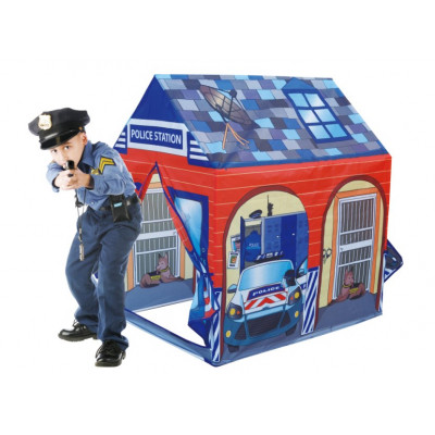 Stanový stan detský domček na hranie policajná stanica Iplay