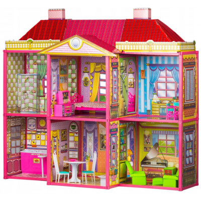 Domček pre bábiky + nábytok