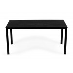 Záhradný stôl 156 x 78 cm - Čierny