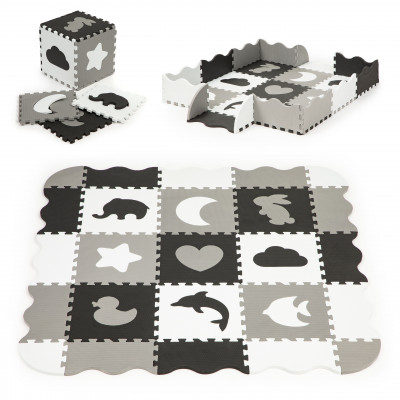 Detská penová podložka puzzle - 25 kusov