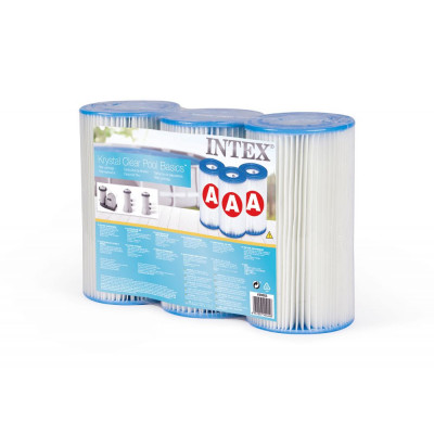 Filtračné filtre typu A - pre bazénové čerpadlo intex 29000 - 3 kusy