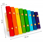 Drevené farebné činely - 8 tónov