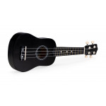 Drevená gitara na ukulele pre deti, 4 nylonové struny ECOTOYS
