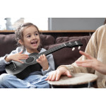 Drevená gitara na ukulele pre deti, 4 nylonové struny ECOTOYS