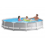 Okrúhly záhradný rámový bazén 366 cm + filtračné čerpadlo INTEX