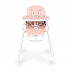 Detská skladacia detská stolička na kŕmenie 3v1 - ružová