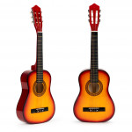 Gitara detská drevená klasická, 6 strun, ECOTOYS