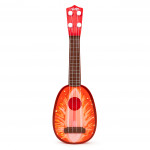 Detská ukulele gitara štvorstrunová - jahoda