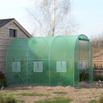 Fóliový skleník s kovovým rámom - zelený 2x3x2m