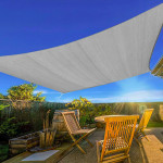 Square Shade Sail Waterproof Canopy 3x3m ModernHome - Grey