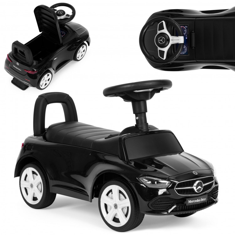 Detské odrážadlo Mercedes C CLASS  - čierne