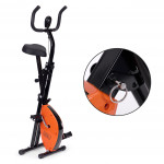 Rotopéd posilňovací bicykel mechanické počítadlo plynulé nastavenie - oranžová ModernHome