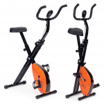 Rotopéd posilňovací bicykel mechanické počítadlo plynulé nastavenie - oranžová ModernHome