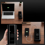 Elektrická pumpa na bicykel - 6000mAh LED baterka