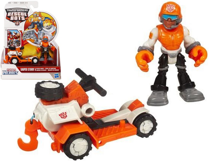 Hasbro Transformers Sawyer Storm + vozidlo s navijakom