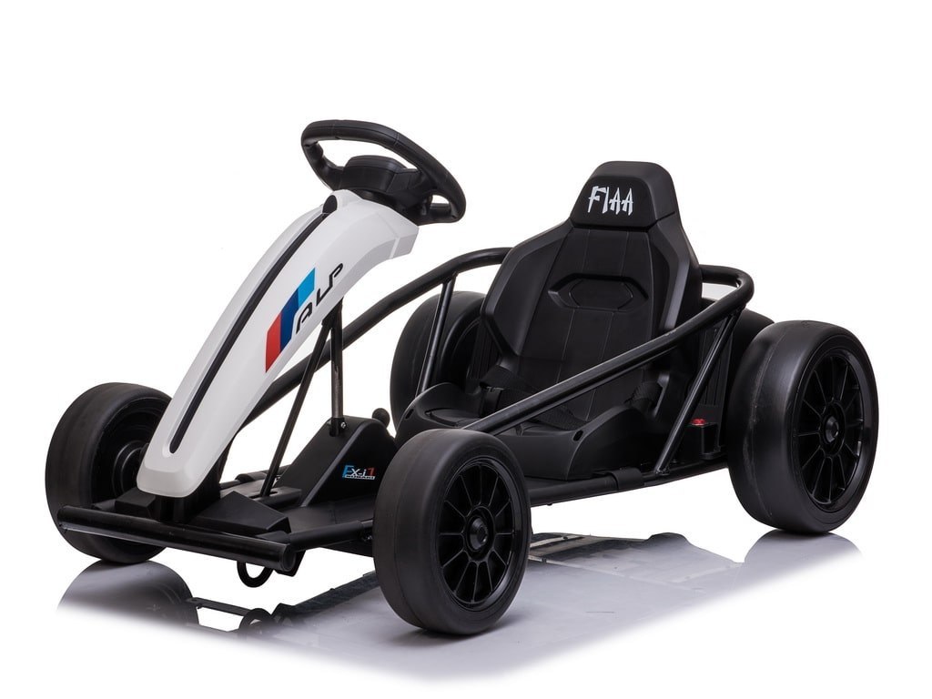RAMIZ Elektrická kára- FX1 Drift Master - nelakovaná - biela - motor - 2 x 25 000 otč. - batéria - 12V/9Ah x2 - 2025