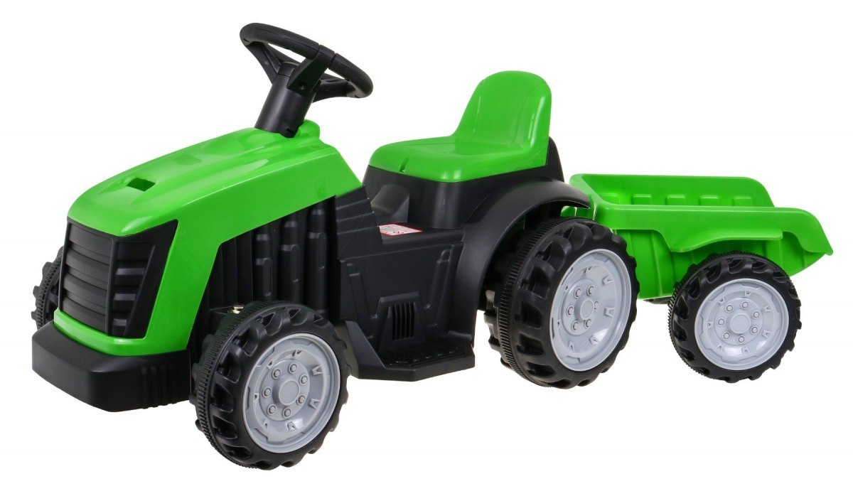 Ramiz Elektricky Elektrický traktor s vlečkou - zelený - motor - 1 x 25W - batéria - 6V/4,5Ah - 2022