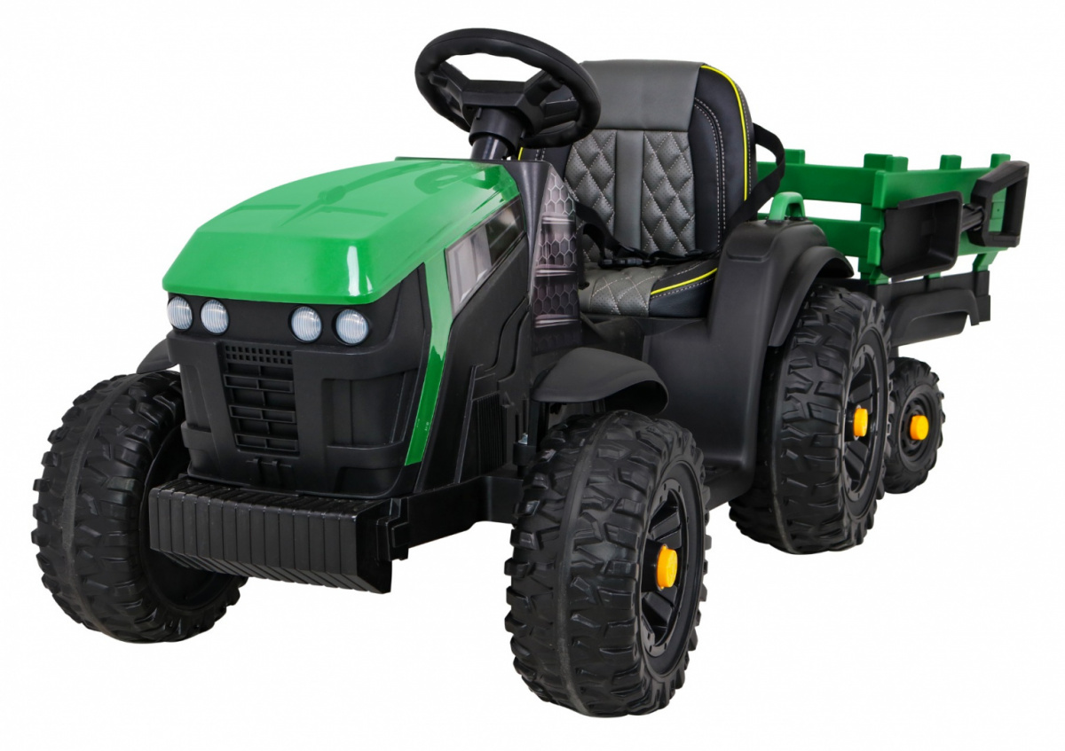 RAMIZ Elektrický traktor titan  - zelený  motor -2x45W batéria - 12V7Ah - 2024