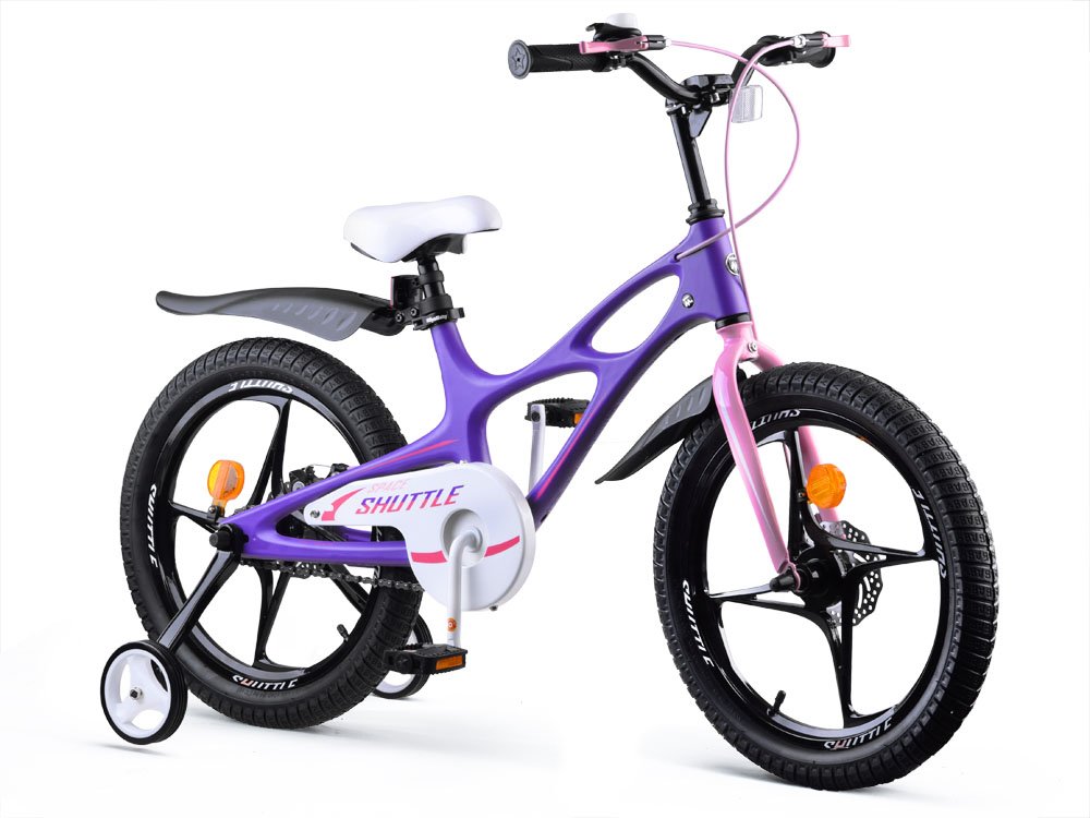 RoyalBaby Space Shuttle RB16-22 16&quot; detský bicykel fialovo-čierny 2025