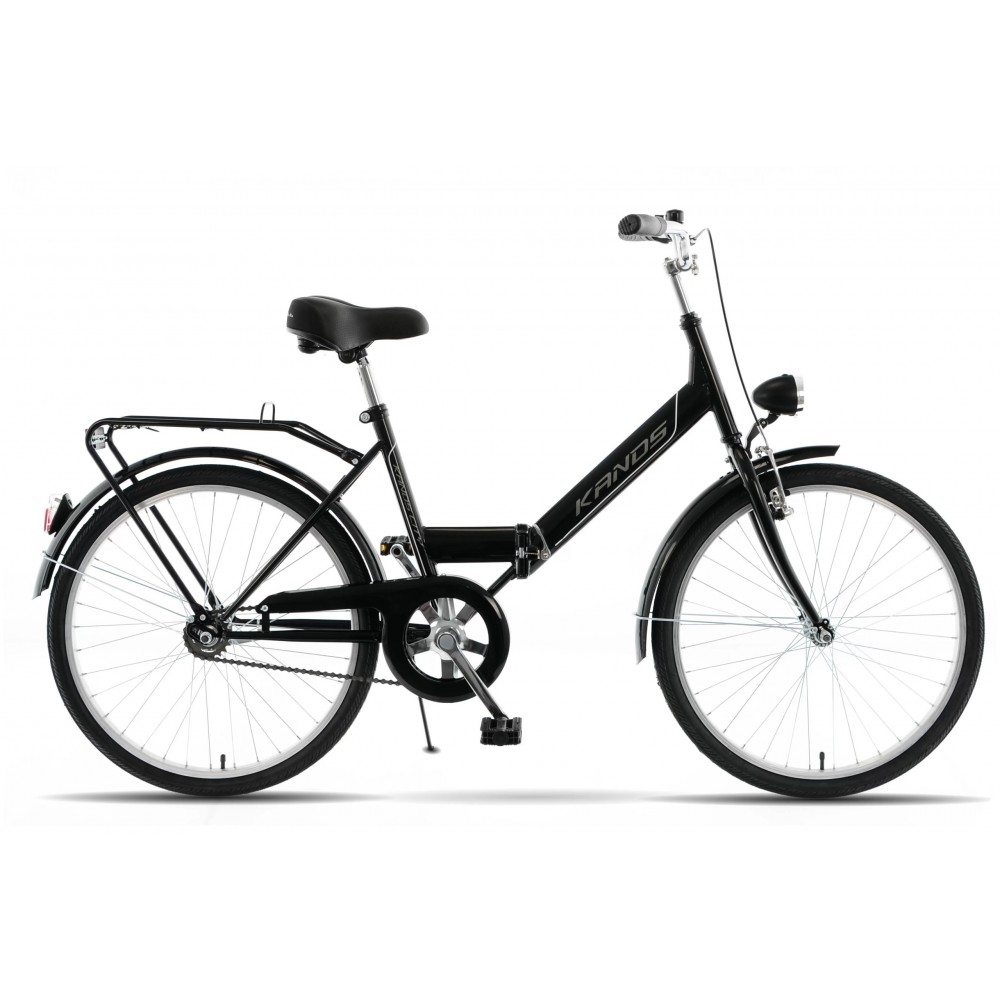 KANDS Retro skladací bicykel Laguna Folding P. FAV. Čierny lesklý 24&quot; 17&quot; 2025