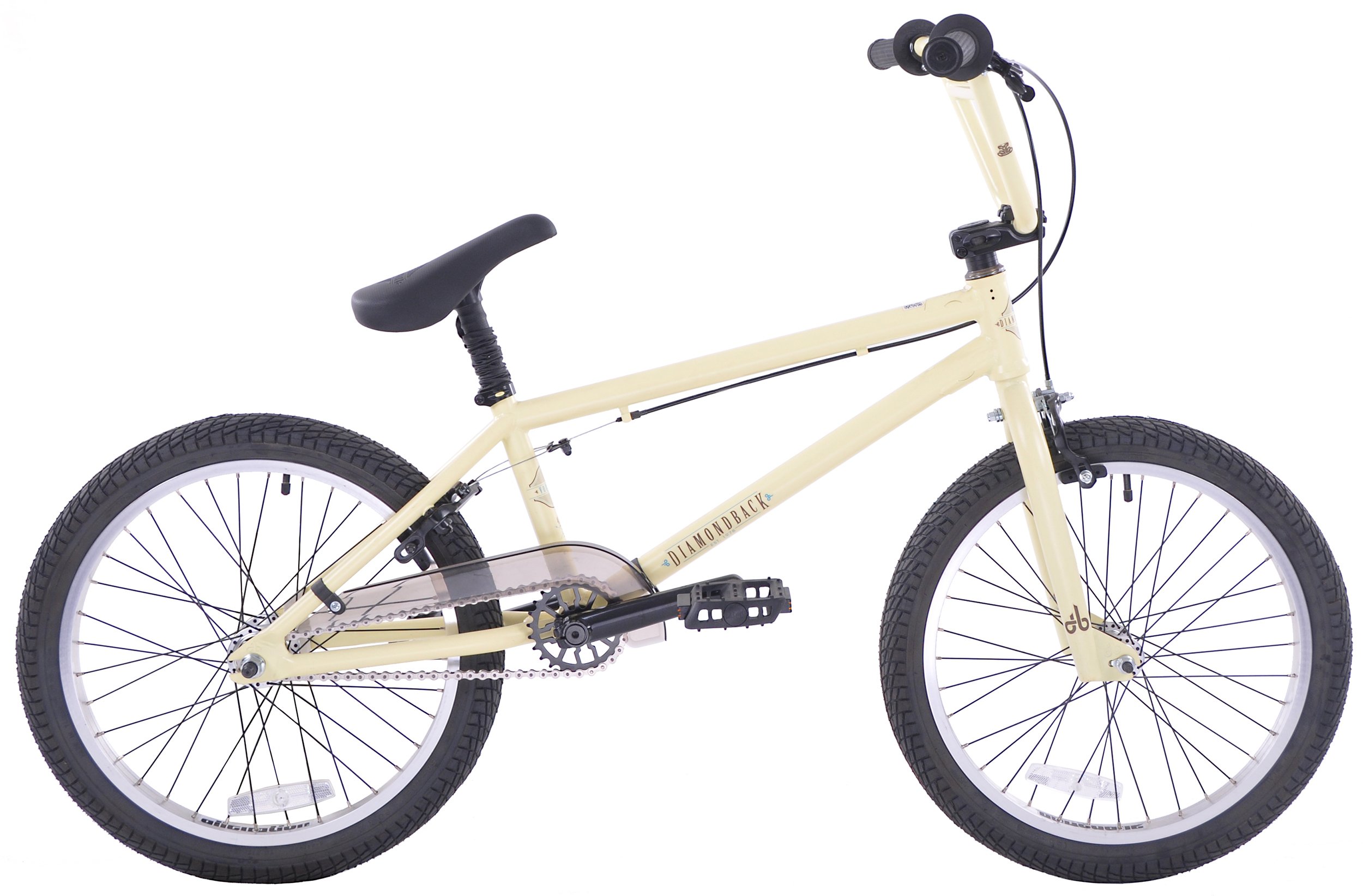 VORTEX Detský bicykel Diamondback BMX chrómovaný 20&quot; 2020