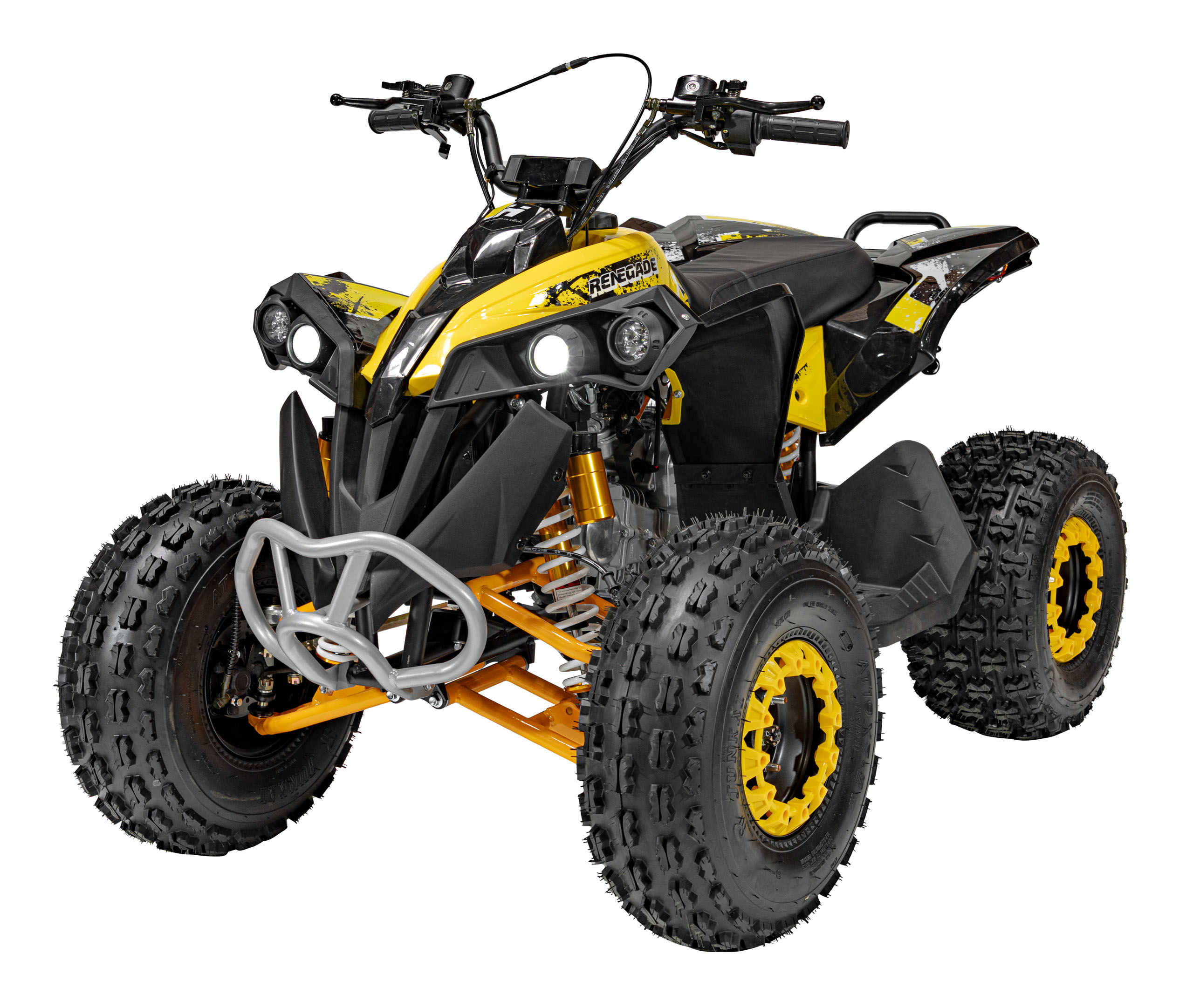 Detská štvorkolka ATV RENEGADE HIPERFECT 125CC - žltá