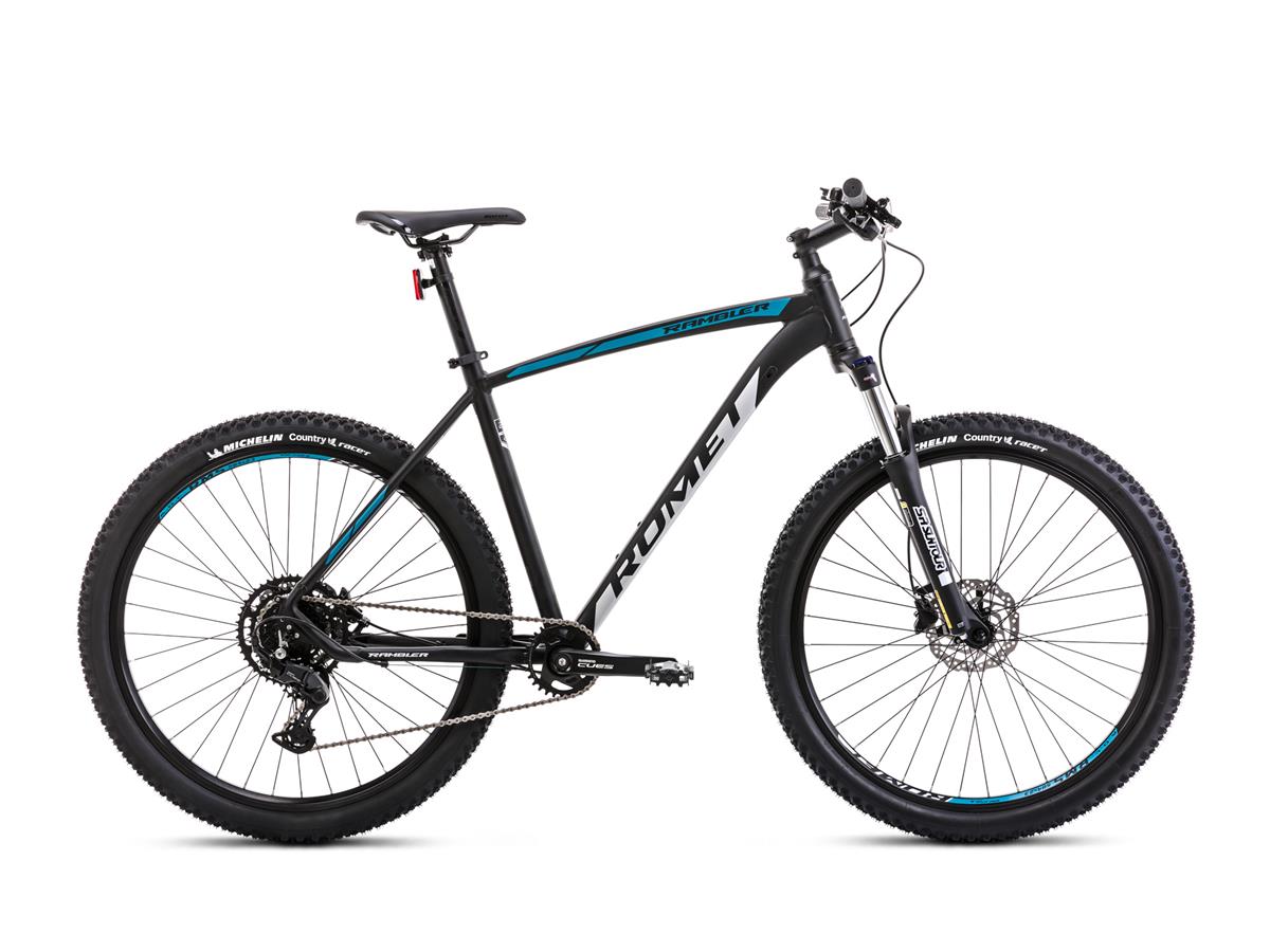 Romet Horský bicykel ROMET RAMBLER R7.3 CS 2024 L Čierno-tyrkysovo-strieborná 2025