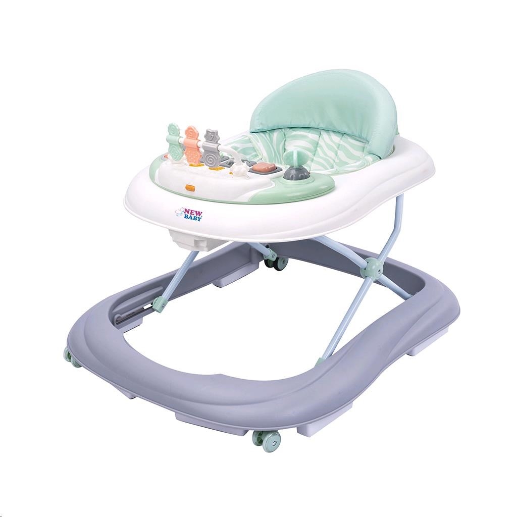 NEW BABY Detské chodítko New Baby ABC Brilliant Star – zelené