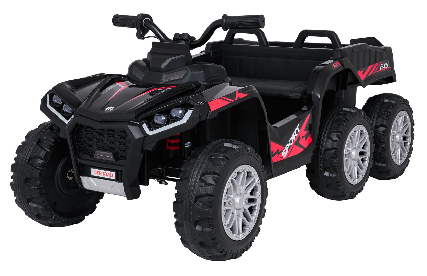RAMIZ Elektrická Štvorkolka  - Qud Sport TX ATV - čierna - 4x35W - 2x12V/7Ah - 2025