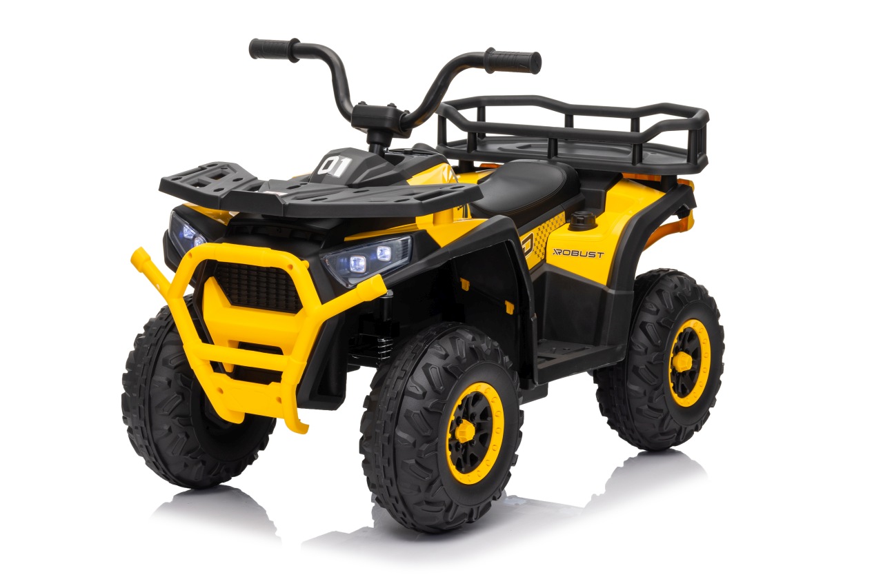 RAMIZ Elektrická Štvorkolka  - Robust 01 - žltá - 4x35W - 12V/7Ah - 2025