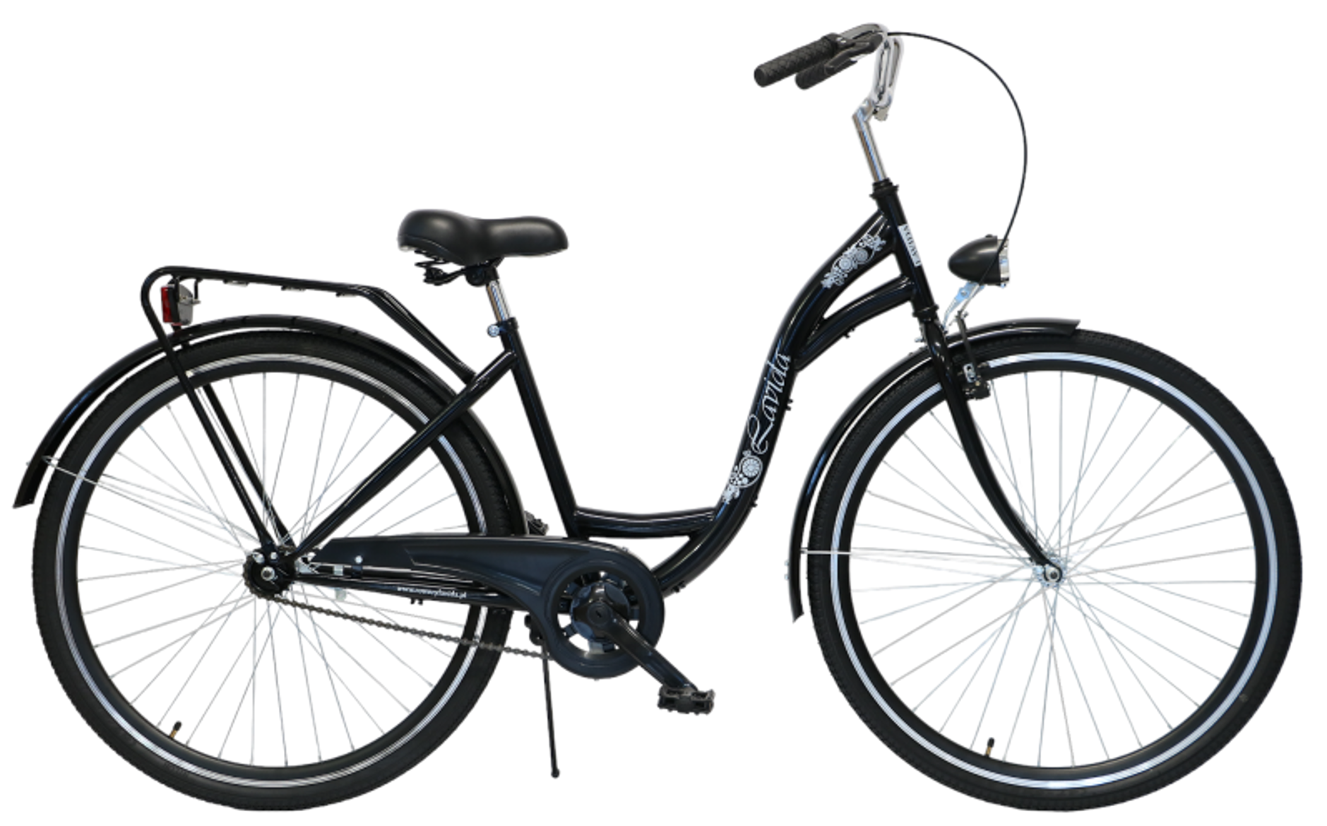 Lavida Dámsky retro bicykel 1-prevodový [J] Čierny 28&quot; 18&quot; 2025