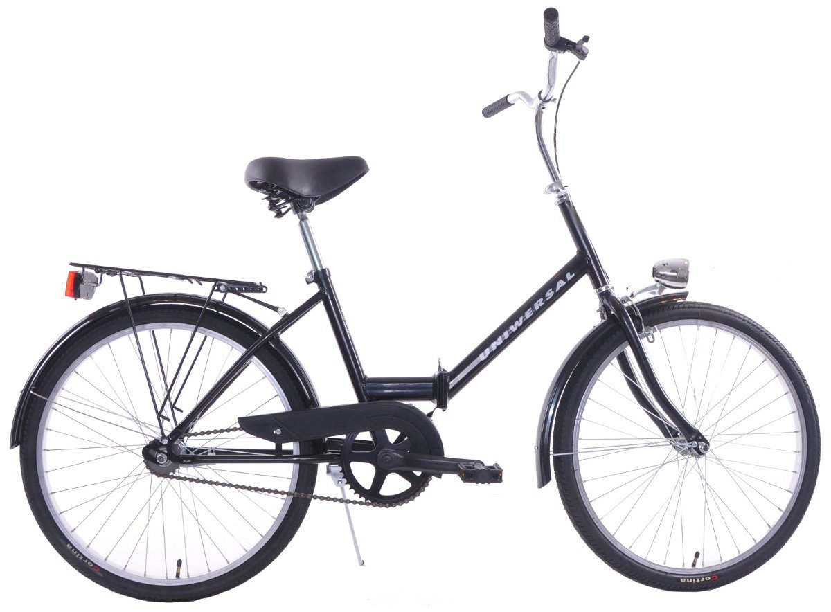 Fuzlu Retro skladací bicykel 24'' Universal / Universe 1 prevodový 15&quot; čierna 2025