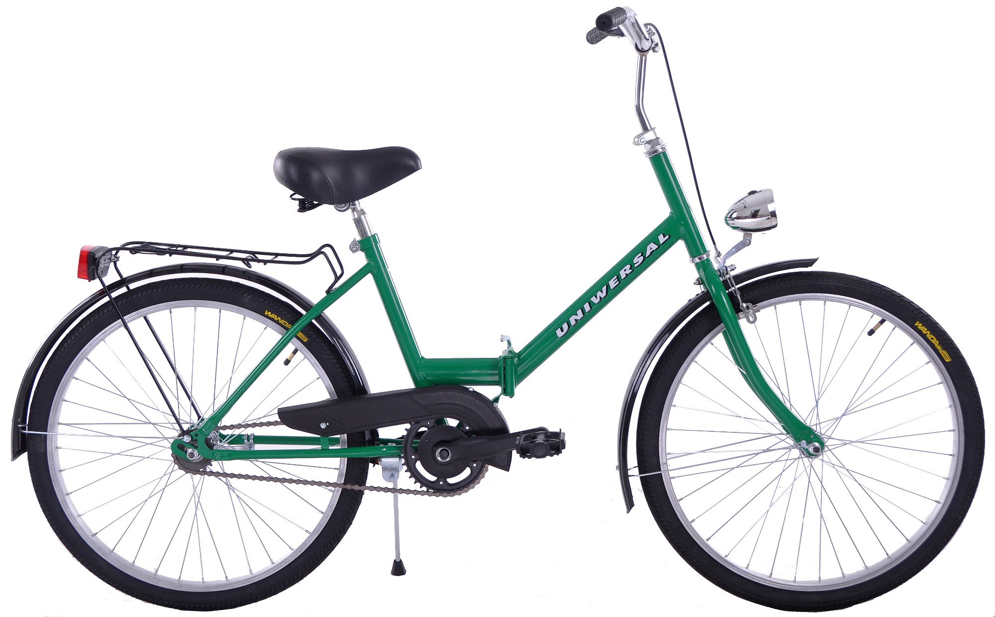 Fuzlu Retro skladací bicykel 24'' Universal / Universe 1 prevodový 15&quot; zelená 2025