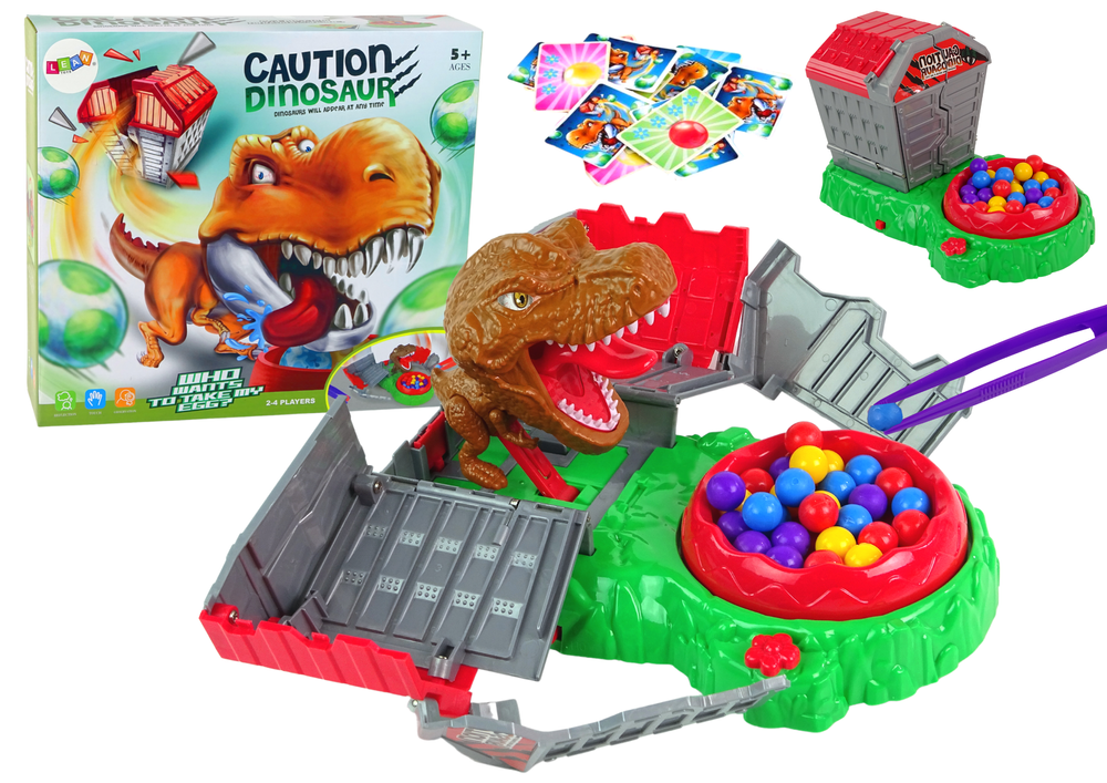 LEAN TOYS Arkádová hra - Dinosaurie vajcia