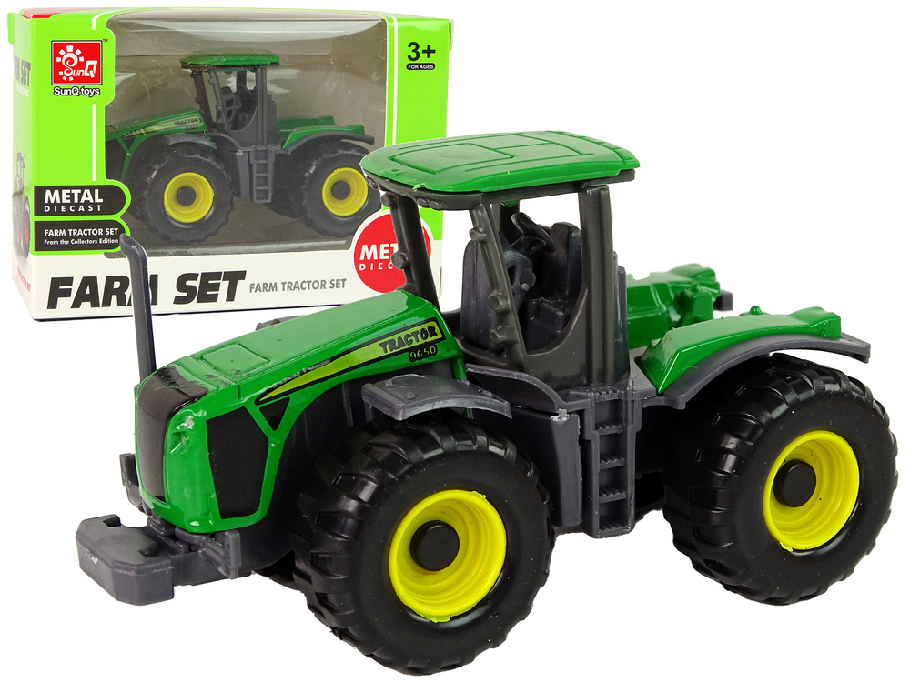 Lean Toys Zelený farmárky traktor