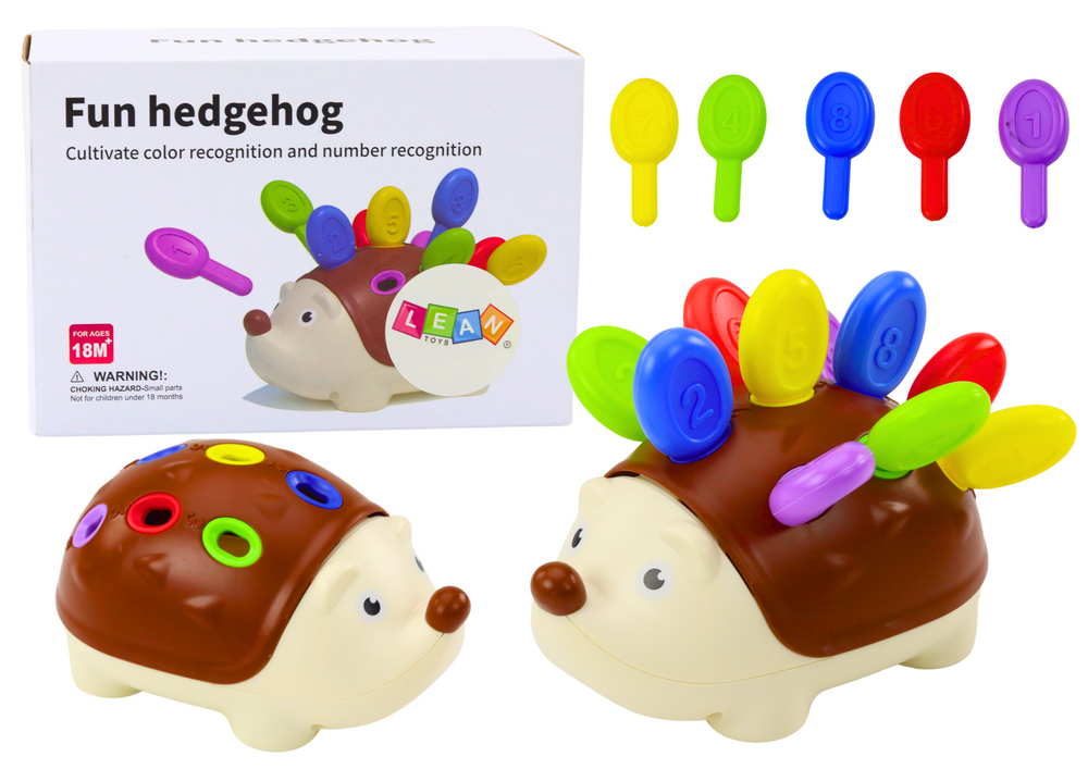LEAN TOYS Senzorický ježko pre bábätká