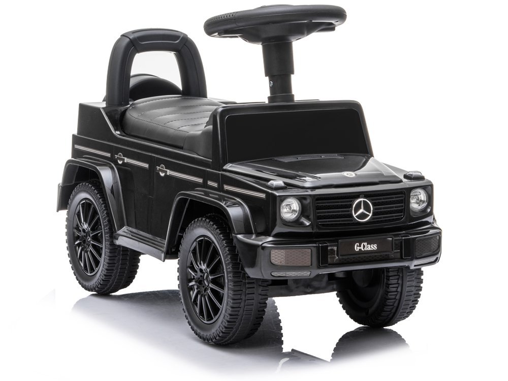 LEAN TOYS  Odrážadlo autíčko Mercedes G-Class s klaksónom čierne
