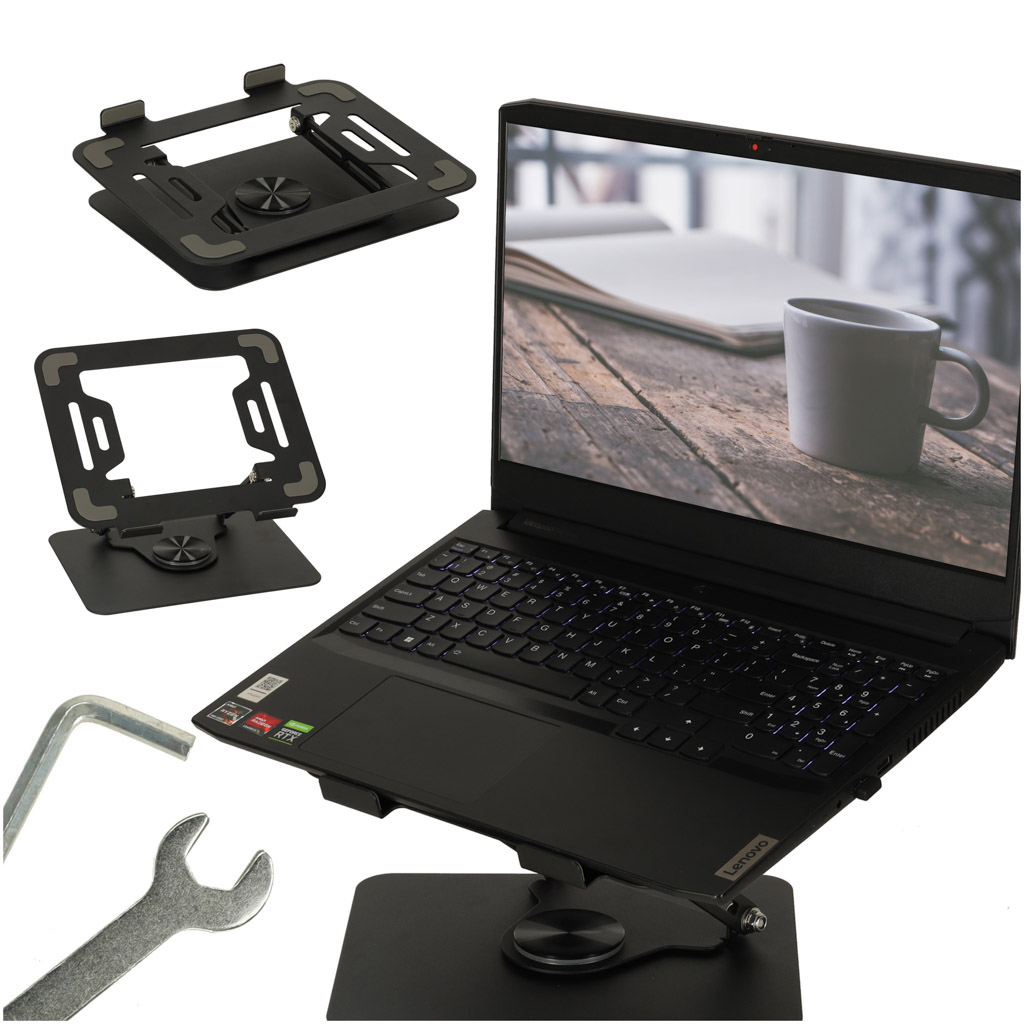 IKO Stojan na notebook nastaviteľný - 360° ergonomický