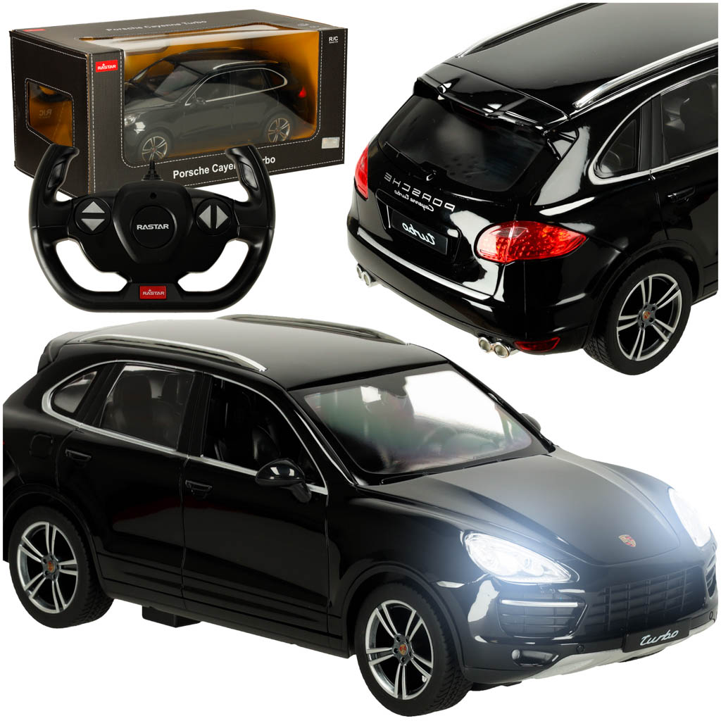 IKO RC auto 1:14 Porsche Cayenne Turbo čierne