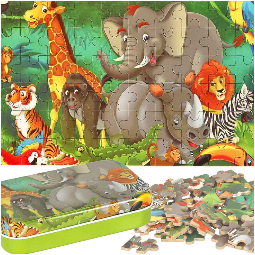 IKO Detské puzzle ZOO zvieratká – 60 dielikov