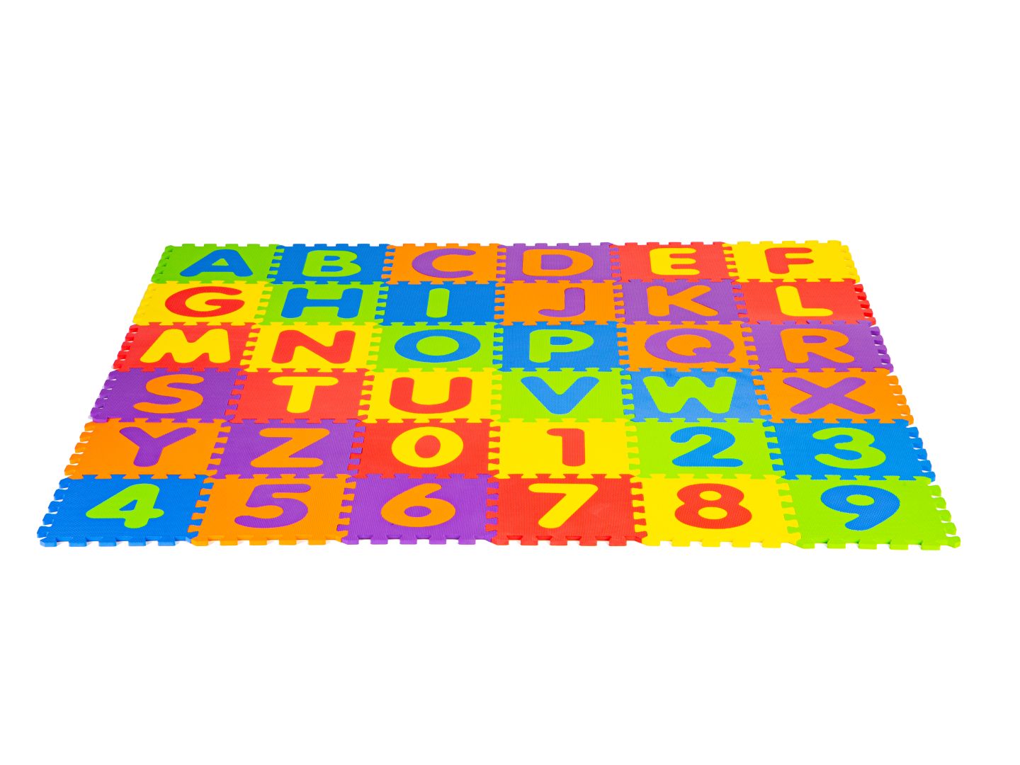 Veľká podložka - farebné puzzle 36 ks.