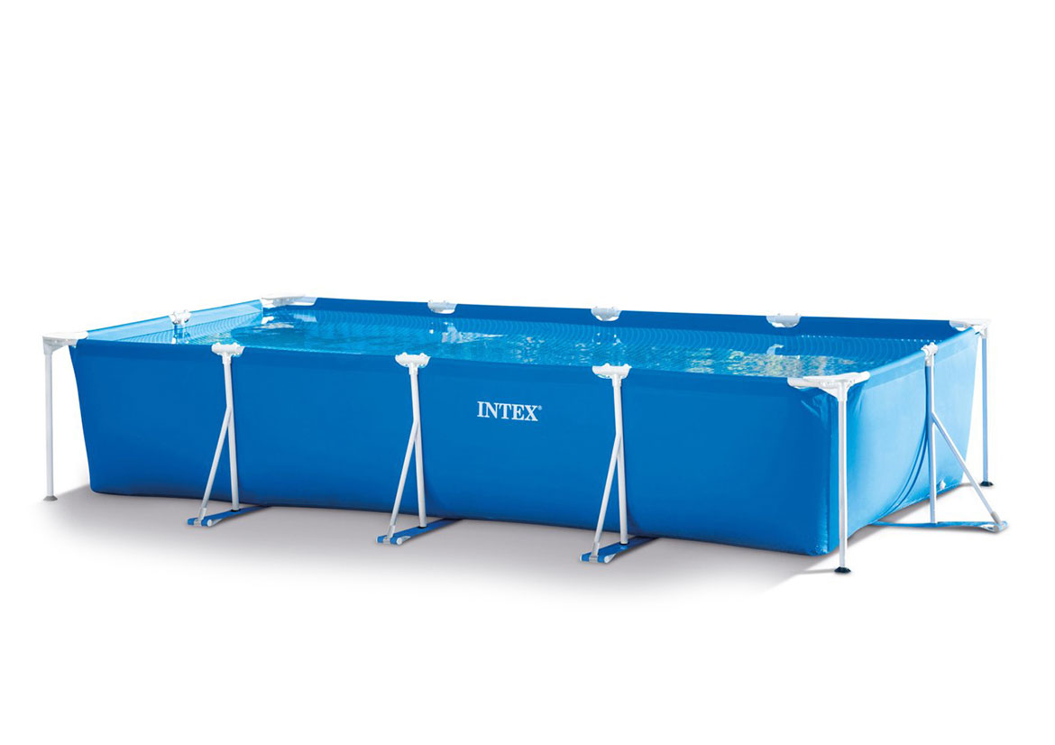 Intex Veľký rámový záhradný bazén obdĺžnikového tvaru 4,5 m x 2,2 m - Intex