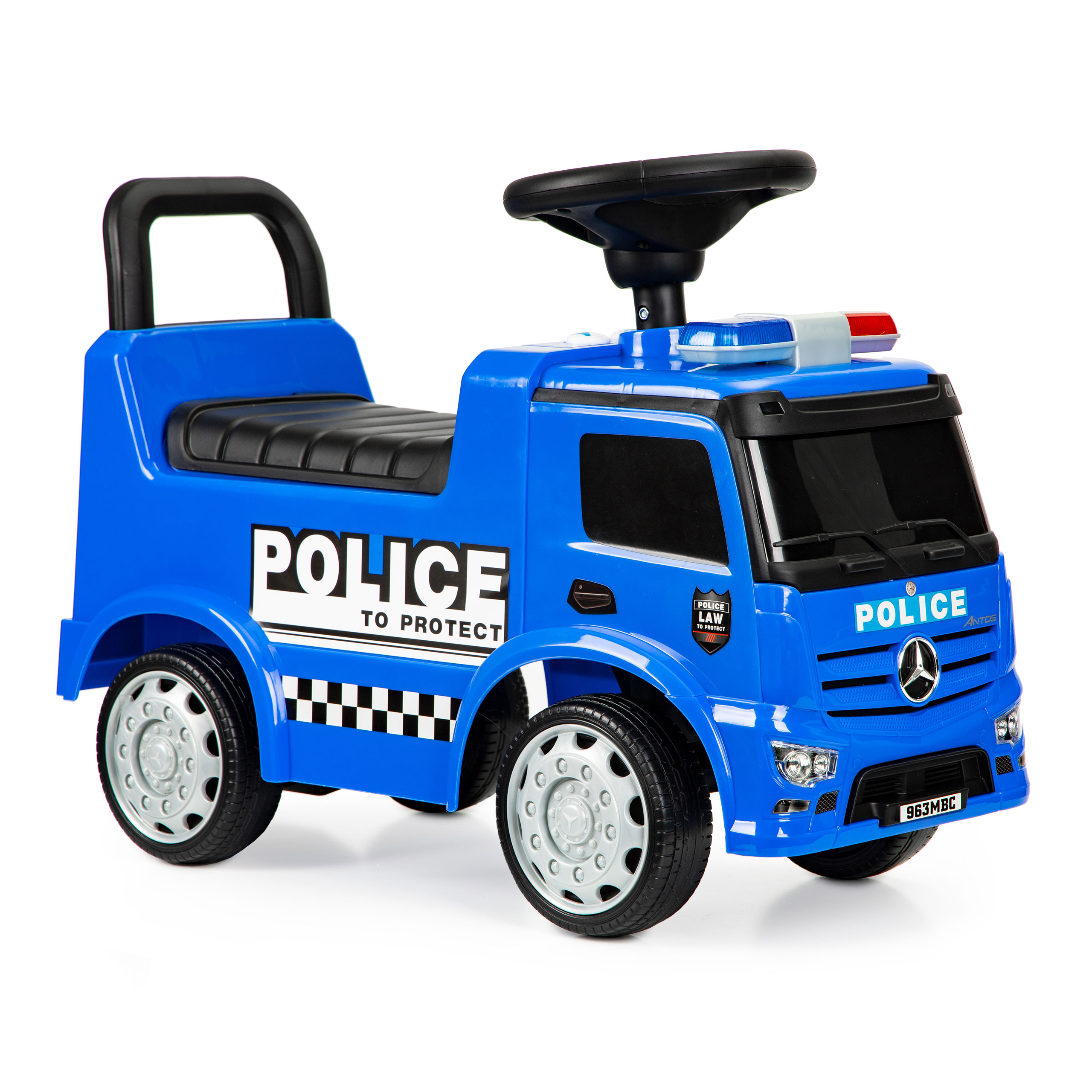 Detské odrážadlo polícia - modré